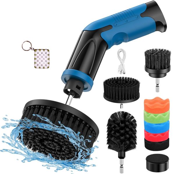 Rechargeable Drill Scrubber With Keyholder