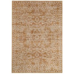 Urban Thread Acacia Area Rug Elegant Beige Medallion Design - Ornate Motifs