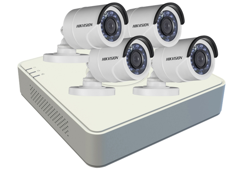 Hikvision 1MP Turbo HD 4 Channel Complete CCTV Kit