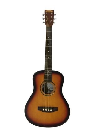 Giuliani Acoustic Guitar GAGS1SB 1/2 Size Guitar in Sunburst with Bag