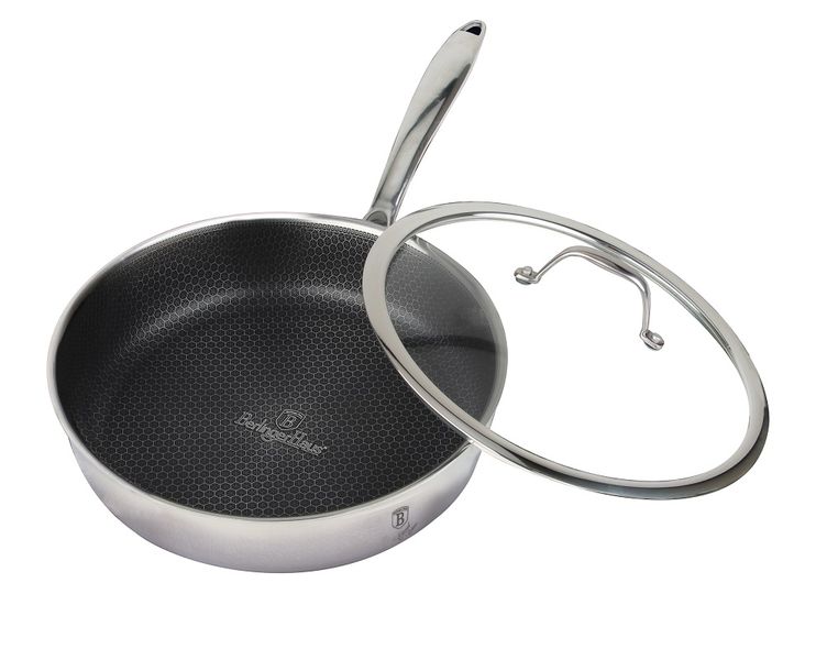Berlinger Haus 24cm 18/10 S/S Deep Frypan with Lid - Eternal Collection