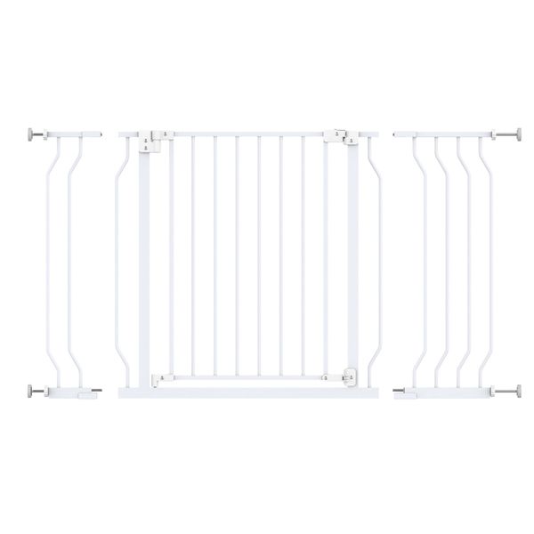75-123cm Metal Baby and Pet Gate with Pressure Mount