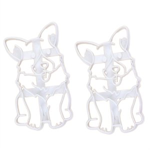 1 Set Corgi Dog Shaped DIY Biscuit Baking Tool