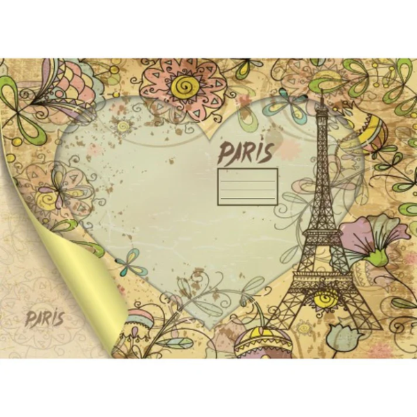 A4 Book Covers Pre-cut - Paris- Pack of 10