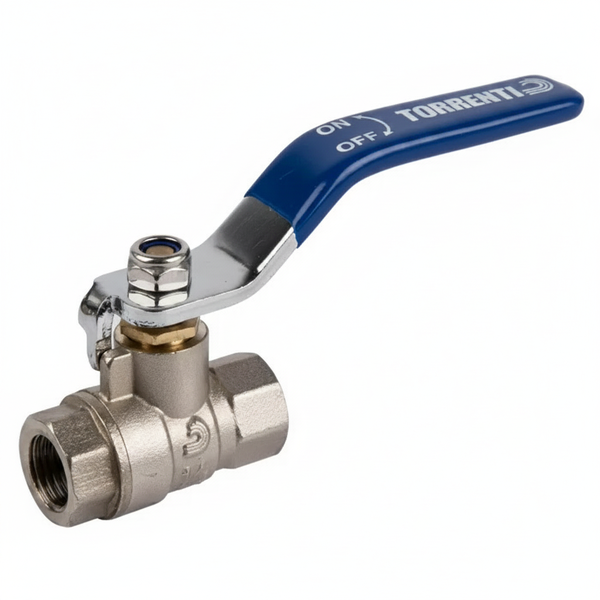 Torrenti Brass Ball Valve Full Bore 8mm 25 Bar Fxf Connection