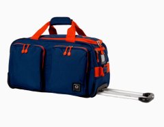 SamMag Biz Travel Duffel Bag with Wheels, Large Capacity Rolling Luggage