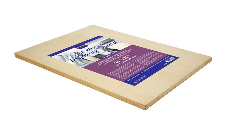 Rolfes Wooden Lightweight Drawing Board, 24 X 36 inch, Wooden Edge