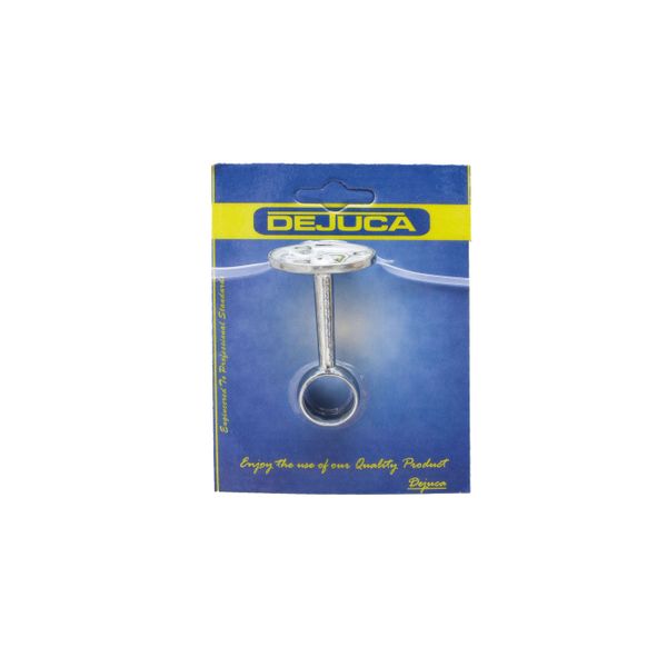 Dejuca - Towel Rail Bracket - Cp - 25mm - Thru - 1/Card - 5 Pack