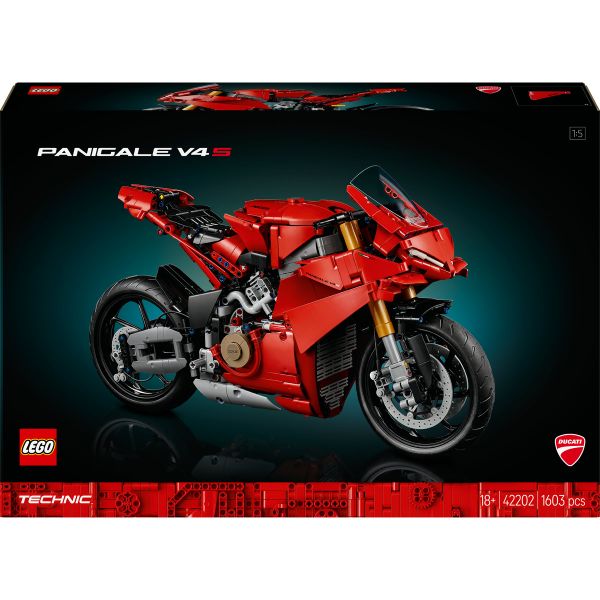 LEGO® Technic Ducati Panigale V4 S Motorcycle Model Building Set 42202