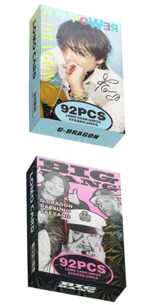 2 pack Kpop BIGBANG mini Photo album photocards sticker set