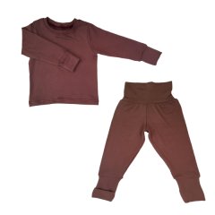 Baby/Toddler/Kids Pajamas - Foldover Cuffs - Plum