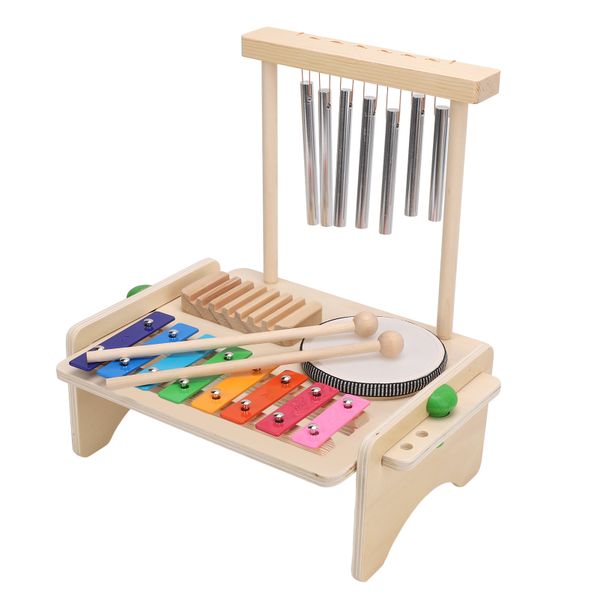 Percussion Xylophone Drum Set For Kids Education