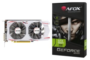 AFOX Geforce GTX1050Ti 4GB GDDR5 ATX Dual Fan Graphic Card