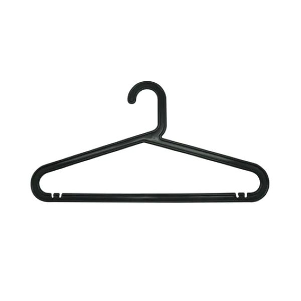 Plastic Coat Hanger 4 Set Black