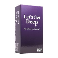 WHAT DO YOU MEME? Let's Get Deep-Couples Question Card Game-400 Card