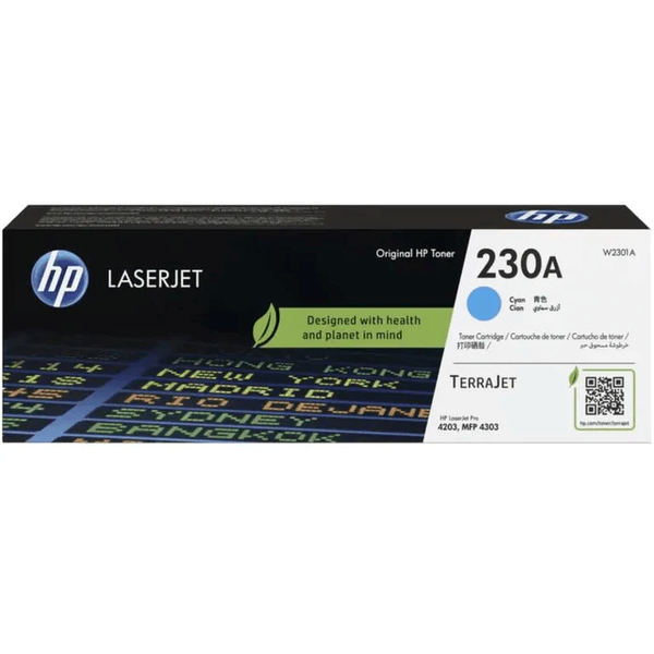 HP 230A Cyan Original LaserJet Toner Cartridge