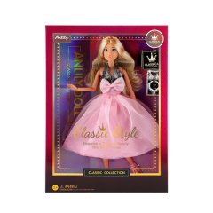 Anlily Classic Style Doll 30cm - Pink Bow Dress includes Accessories