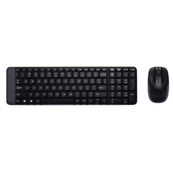 LOGITECH MK220 Wireless Mouse &amp; Keyboard Combo - Black