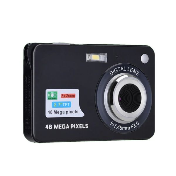 Digital Mini Pocket Camera 48MP 720P 2.7-inch TFT LCD Screen 8X Zoom