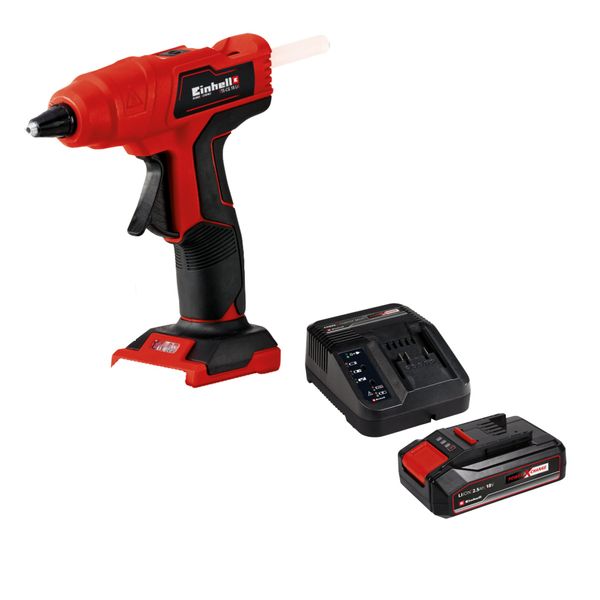EINHELL Power X-Change Cordless Hot Glue Gun plus 2.5Ah Battery &amp; Charger