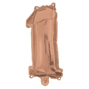 37 Inch Air-Helium Rose Gold Foil Balloon 1