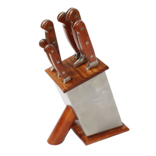 6 Piece Knife Set with Knife Block