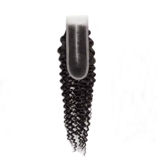 Geebuy 15A 2x6 Kinky Curly Lace Closure 12Inch Lace Closure Human Hair