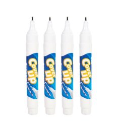 Deli Correction Pen 8ml Metal Tip White 4 PCS