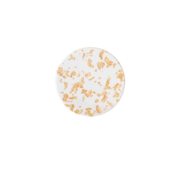 Cup Mat Attractive Elegant Gold Foil Decor Cup Mat Heat Insulation Coaster