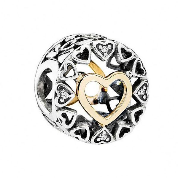 Golden Heart Charm