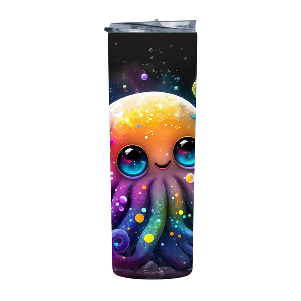 Cute Fantasy Octopus 20 Oz Straight Skinny Tumbler 209