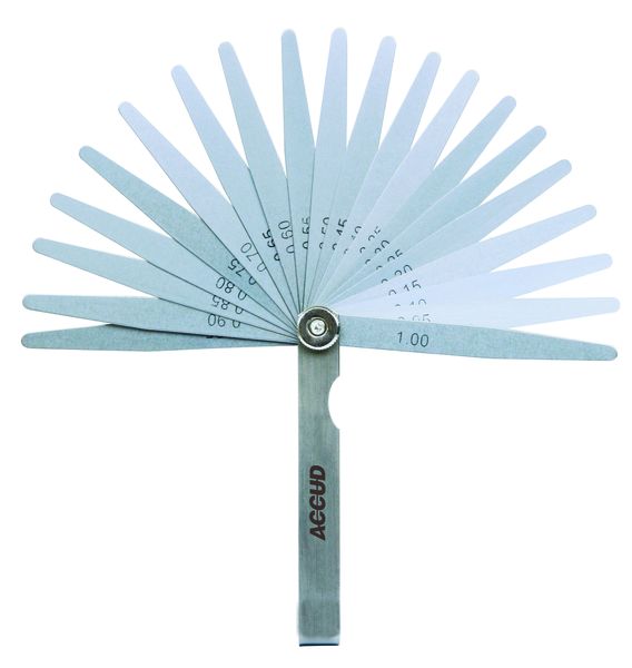 Accud - Feeler Gauge Length 100mm 0.03 - 0.50mm - 4 Pack