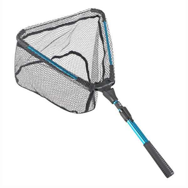 75-90Cm Folding Fishing Brail Net Telescopic Fishing Landing Net Blue