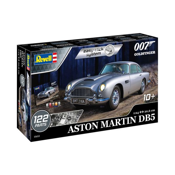Revell 1/24 James Bond "Aston Martin DB5" Model Kit w/paints, glue &amp; brush