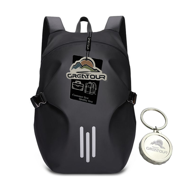 GREATOUR Bike Riders Waterproof Helmet &amp; Laptop Backpack &amp; Key Ring Combo