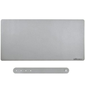 Heartdeco Large PU Leather Desk Mouse Pad Comfortable Writing Mat - Grey