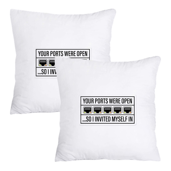 Scatter Cushion Cover Set (50cmx50cm) - I Invited Myself In
