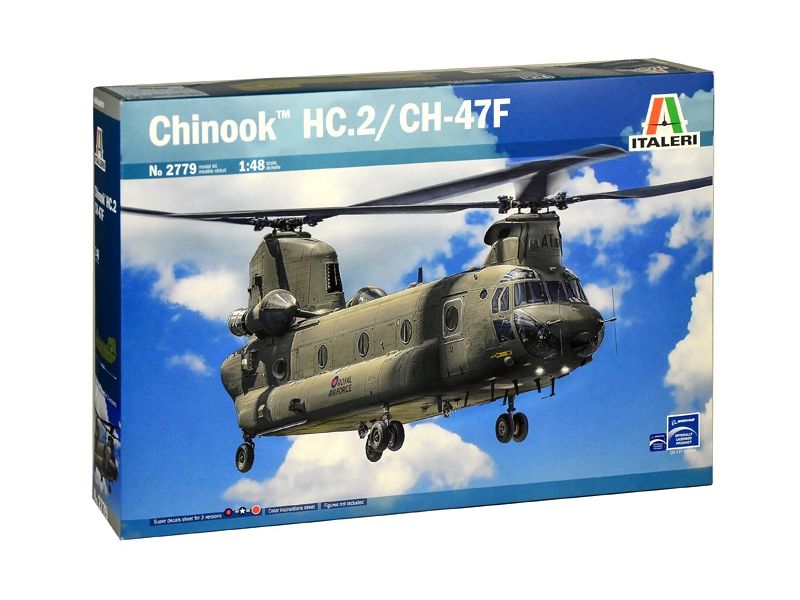 Italeri 1/48 CH-47D Chinook Helicopter Plastic Model Kit