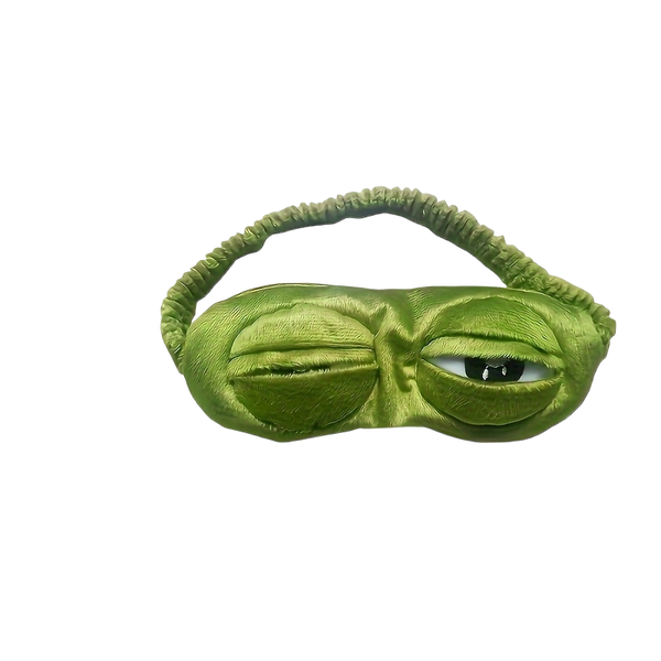 Ultra-Soft Frog Sleep Mask - Alcohol-Free, Gentle for All Skin Types