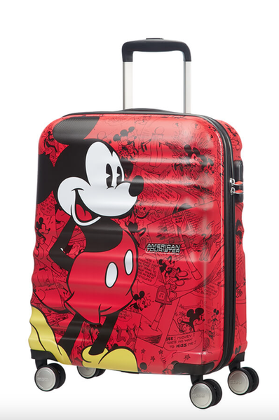 Wavebreaker Disney Mickey Mouse Red Comics Cabin Spinner Suitcase