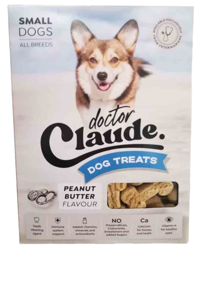 Doctor Claude - Peanut Butter Dog Treats - Small Dogs - 1Kg x 2