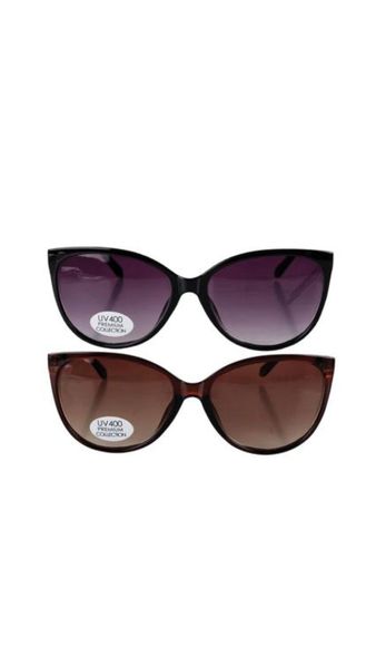 Rounded Cat Eye Sunglasses - 2-Pairs