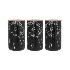 Carrol Boyes - Canister Large - Reminisce - Set of 3