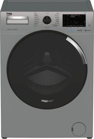 Beko 10KG AquaTech Front loader Silver With Steam Technology