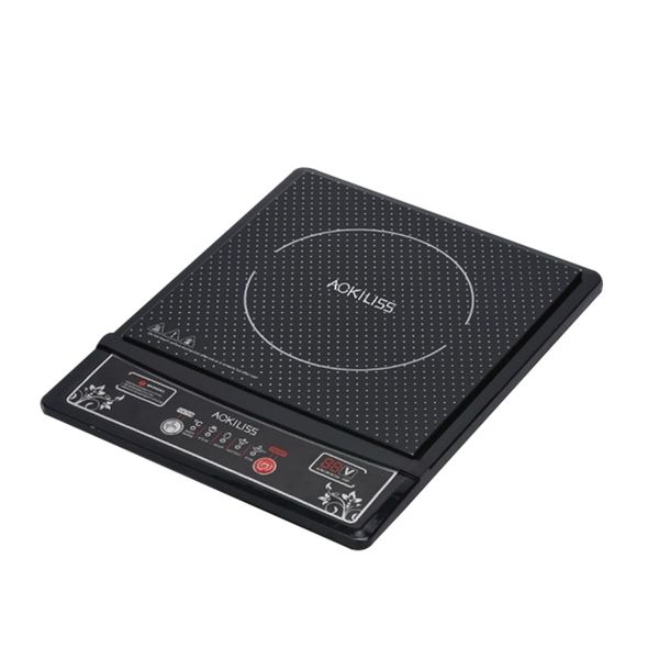 Black 2000W Electric Portable Induction Cooker