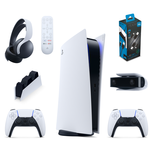Playstation 5 Console Digital Edition (PS5) 6 Pack Bundle