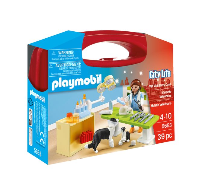 Playmobil City Life - Vet Visit Carry Case (39 Pieces)