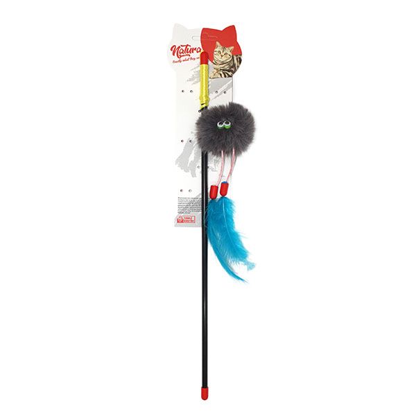 Natura Plush Monster Cat Fishing Rod Toy