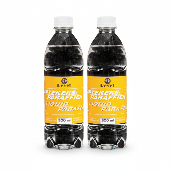 Revet 500ml Paraffin Oil for Heating and Lighting - 2 Pack