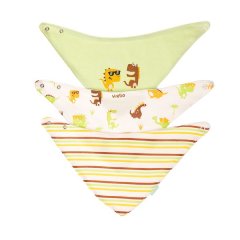 All Heart 3 Pack Dino Print Bib Clothes